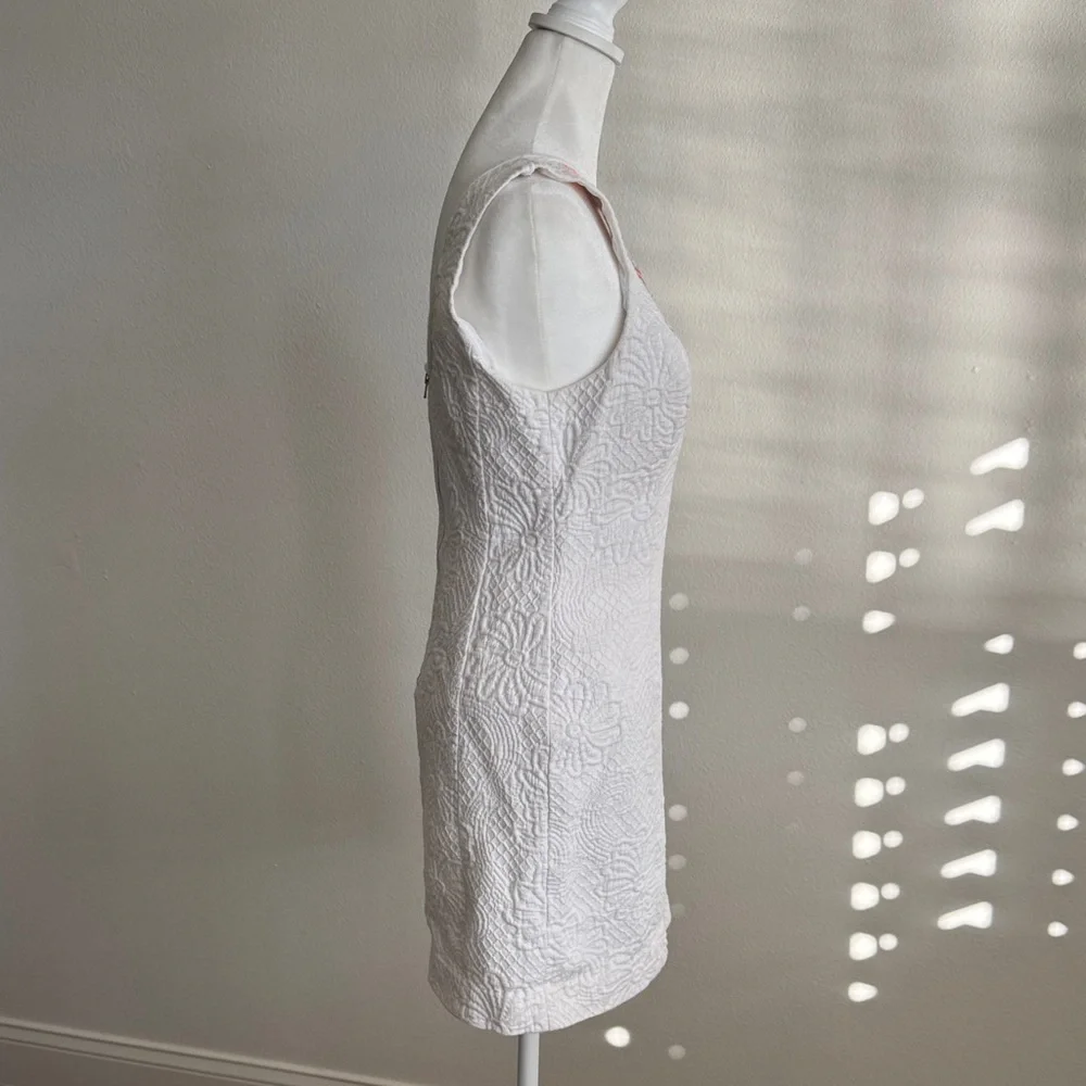 Lilly Pulitzer White Dress with Pink Embroidery - Picture 4 of 14